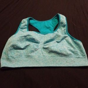 Heathered Blue Champion Sports Bra